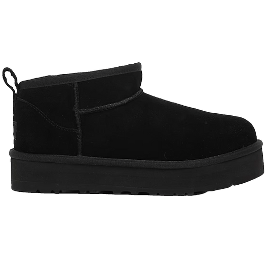 UGG Classic Ultra Mini Platform Boot Black (Kids)