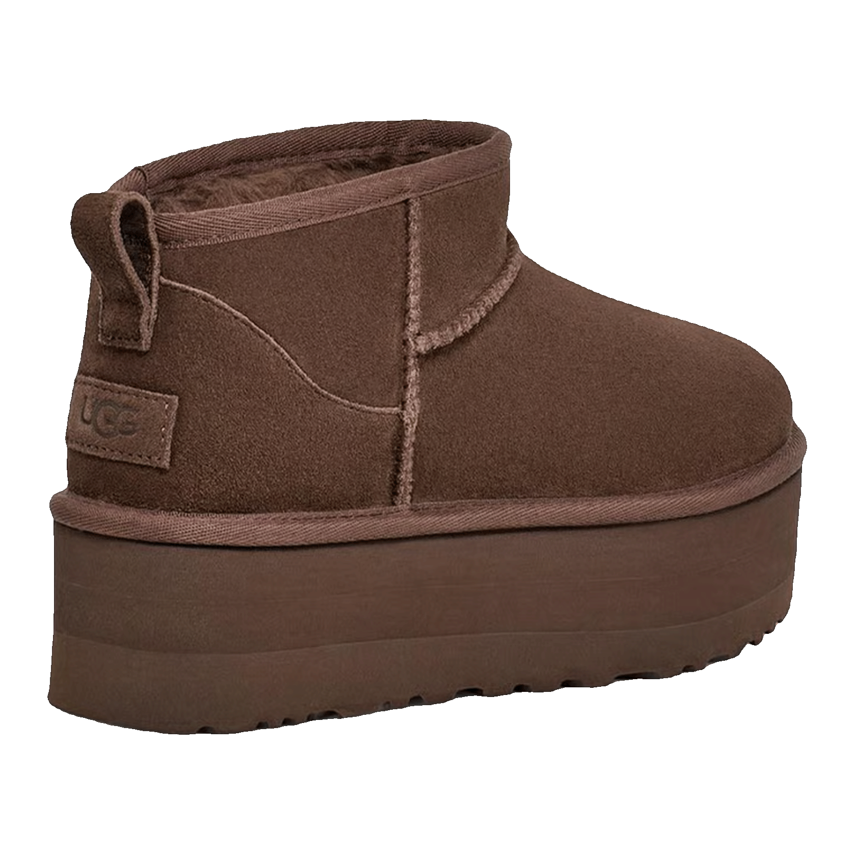 UGG Classic Ultra Mini Platform Boot Burnt Cedar (W) Back