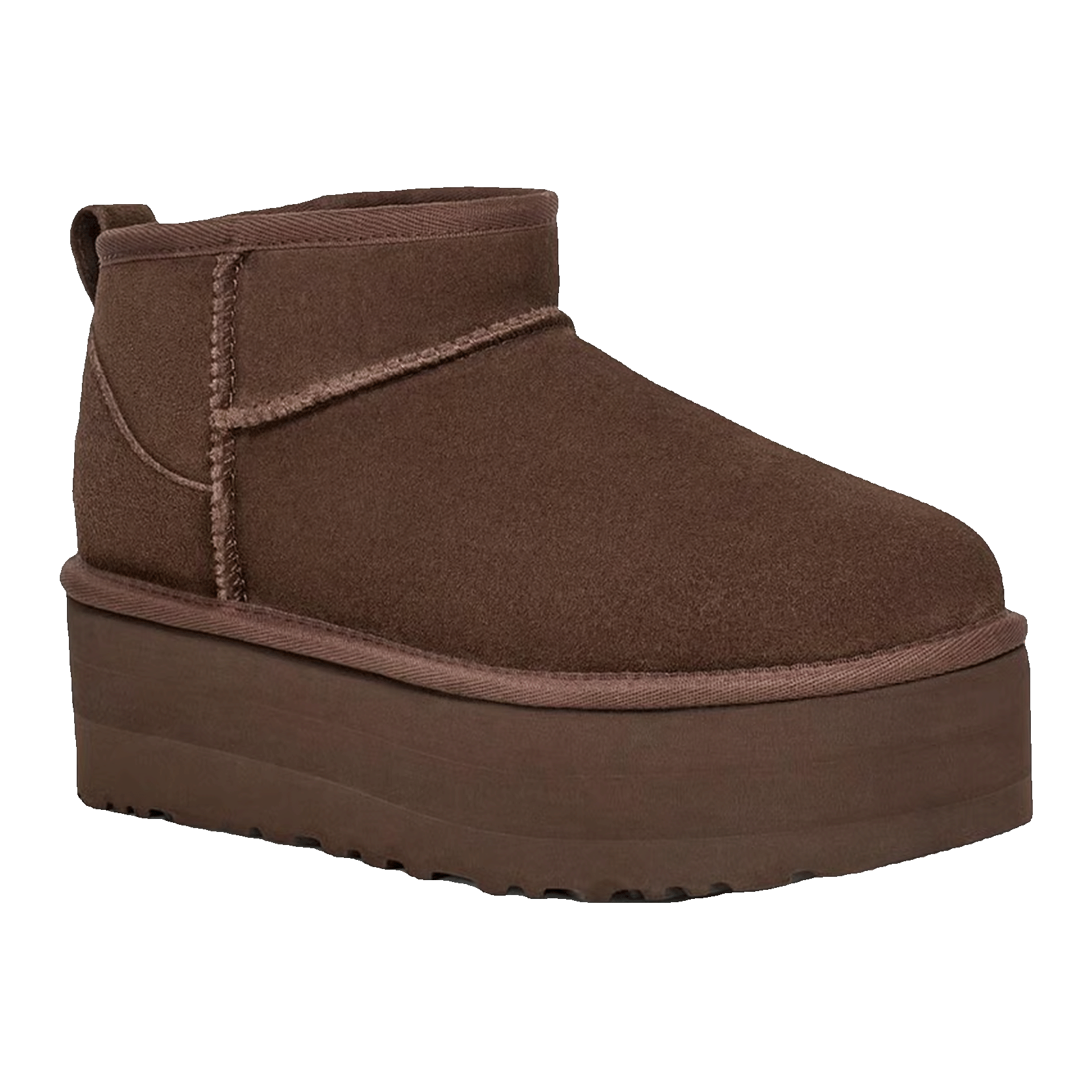UGG Classic Ultra Mini Platform Boot Burnt Cedar (W) Side