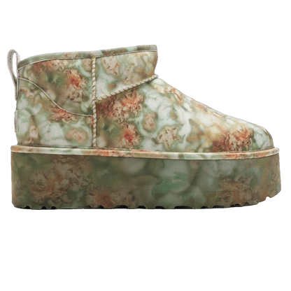 UGG Classic Ultra Mini Platform Boot Collina Strada Green Floral