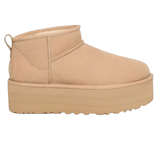 UGG Classic Ultra Mini Platform Boot Driftwood White Pepper (W)