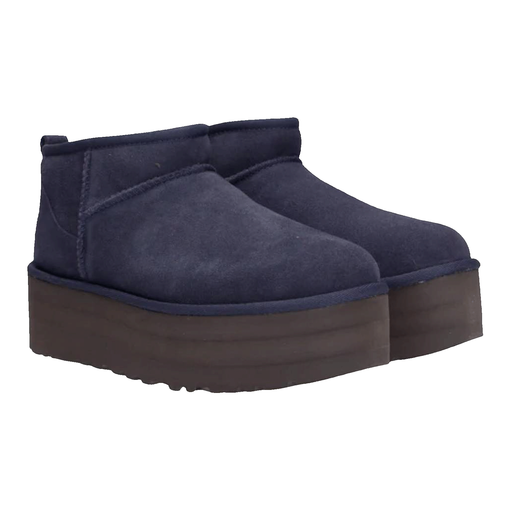 UGG Classic Ultra Mini Platform Boot Eve Blue (W) Side