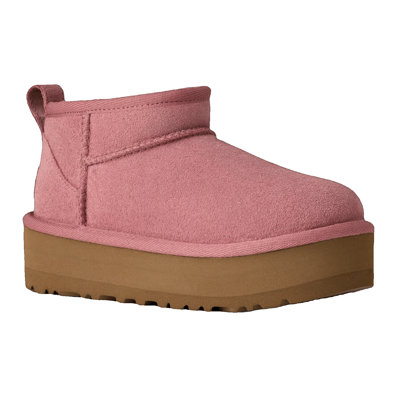 UGG Classic Ultra Mini Platform Boot Pink Dawn (Kids) Side