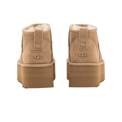 UGG Classic Ultra Mini Platform Boot Sand (W) Back