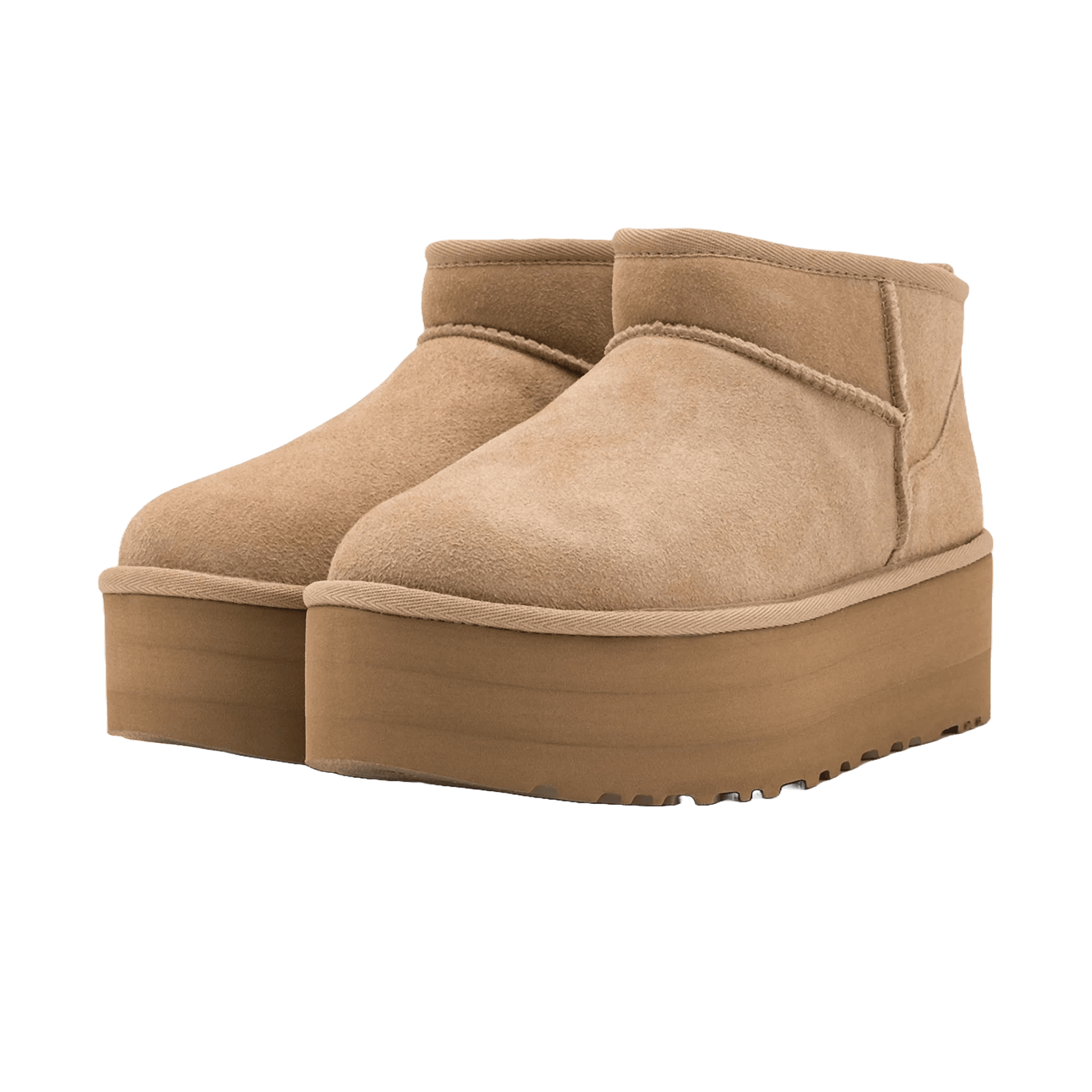 UGG Classic Ultra Mini Platform Boot Sand (W) Side