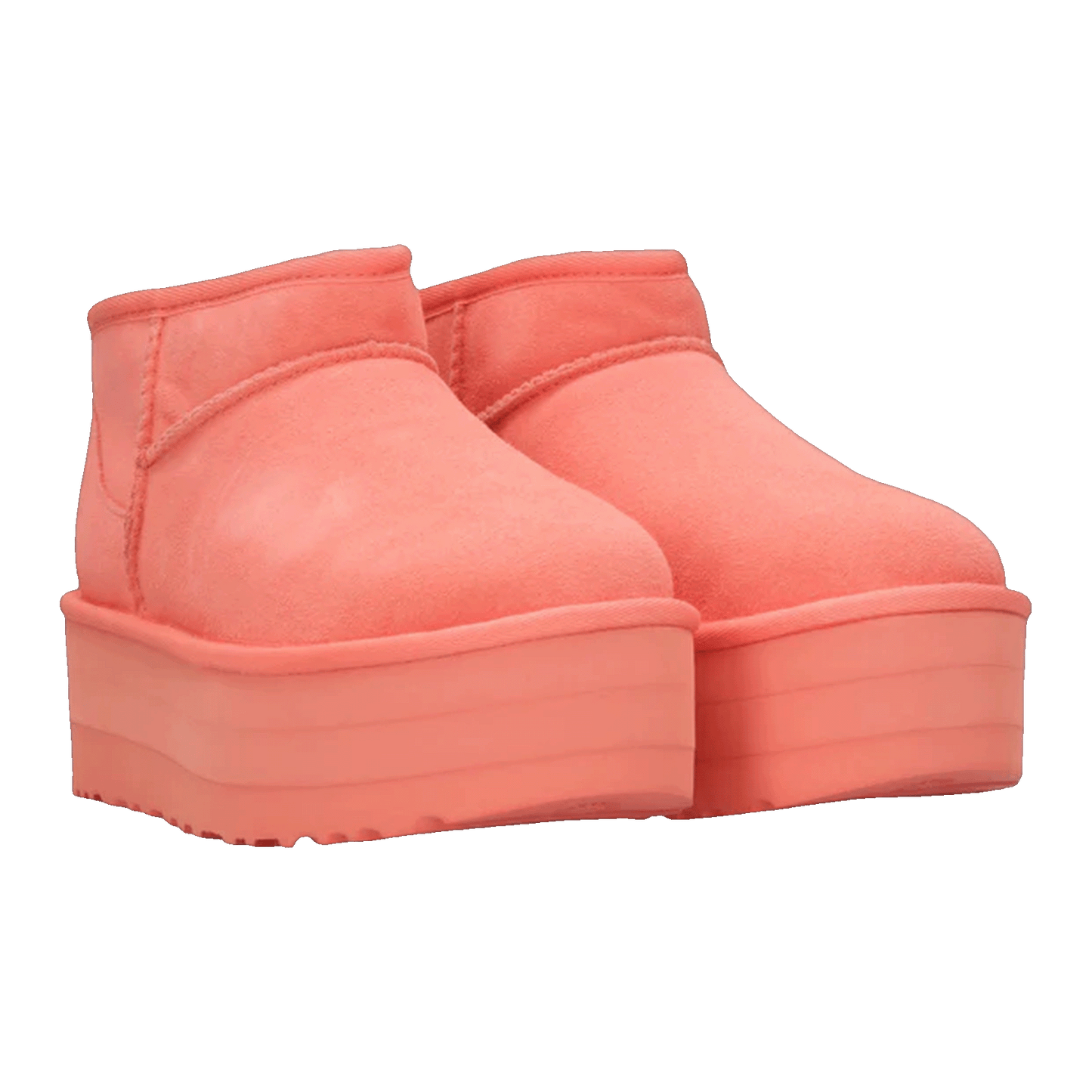 UGG Classic Ultra Mini Platform Boot Vibrant Coral (W) Side