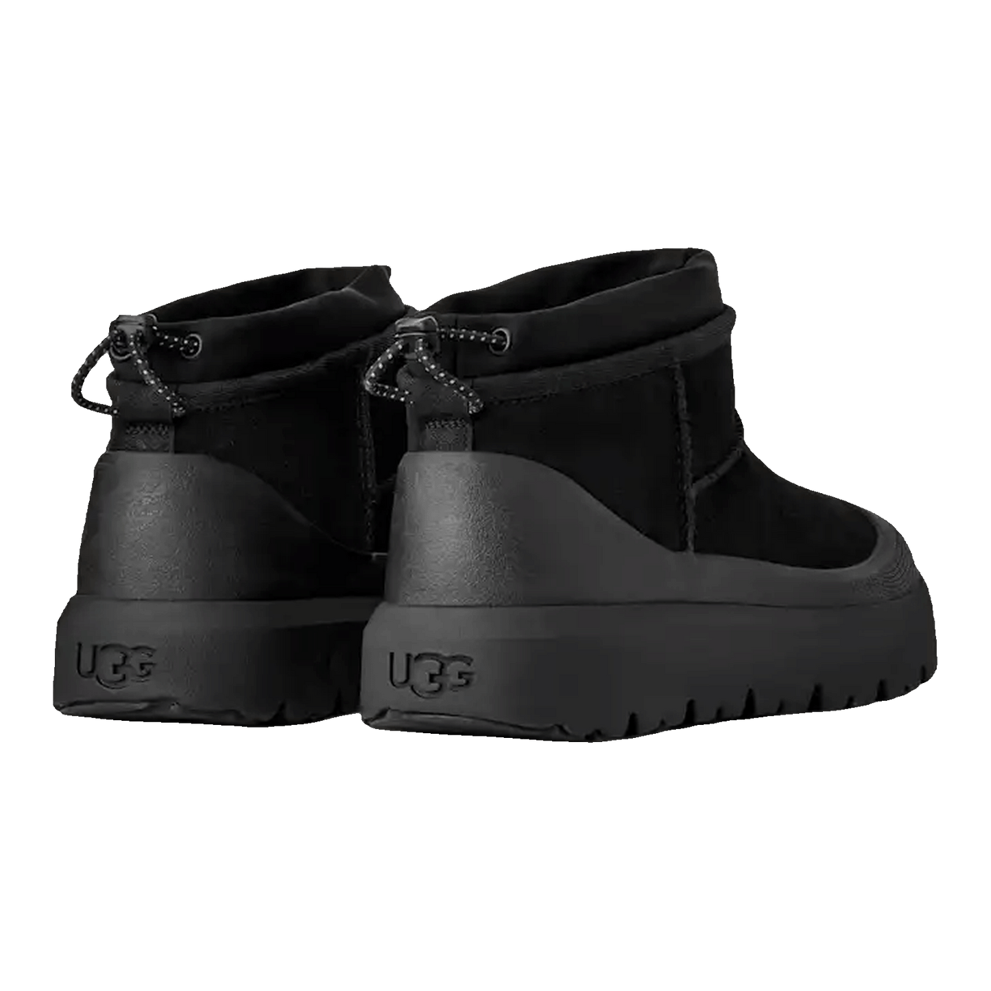 UGG Classic Ultra Mini Weather Hybrid Boot Black Back