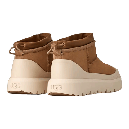 UGG Classic Ultra Mini Weather Hybrid Boot Chestnut Whitecap Back