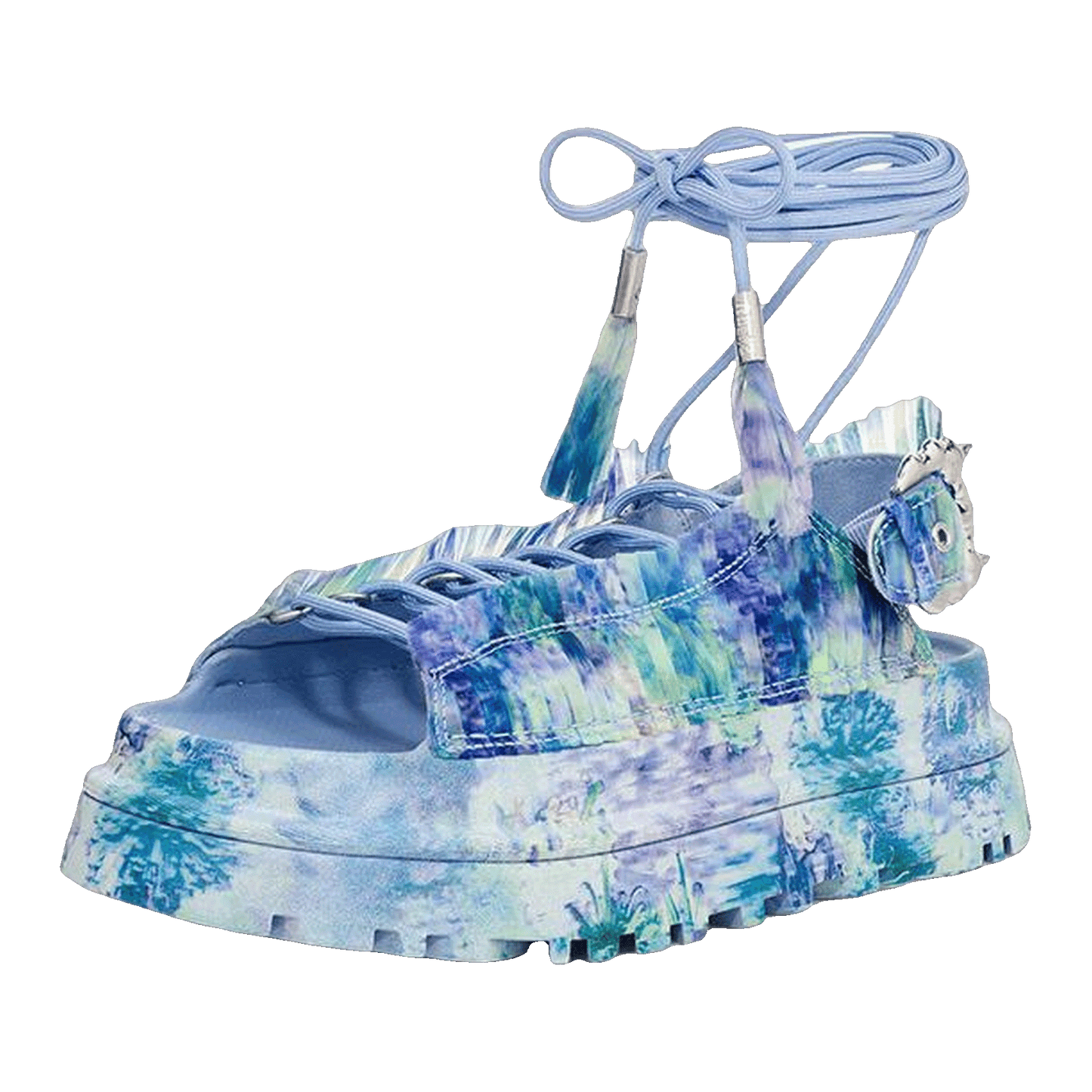 UGG Collina Strada GoldenGlow Sandal Blue Floral (W)