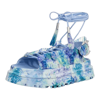 UGG Collina Strada GoldenGlow Sandal Blue Floral (W)