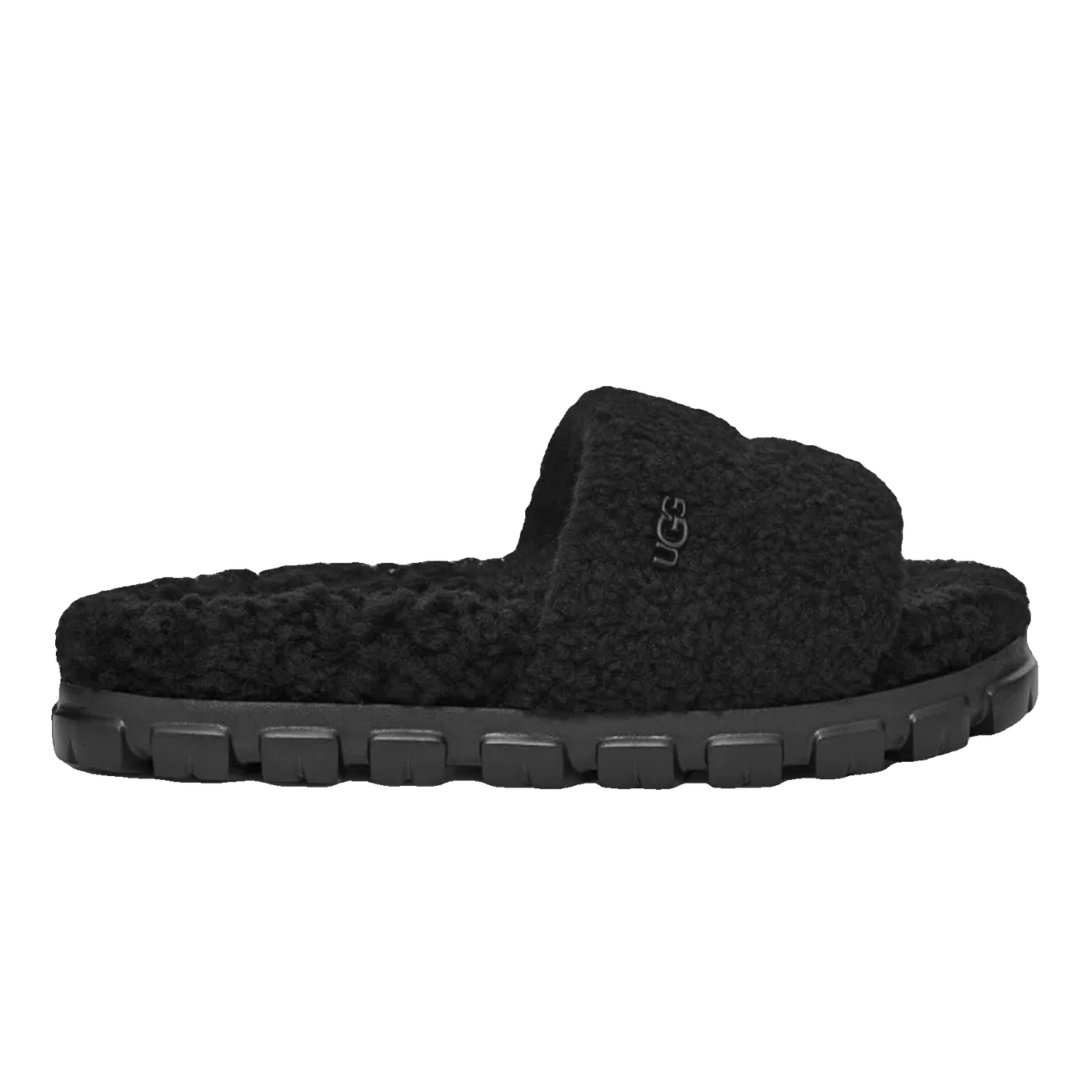 UGG Cozetta Curly Slide Black (W)