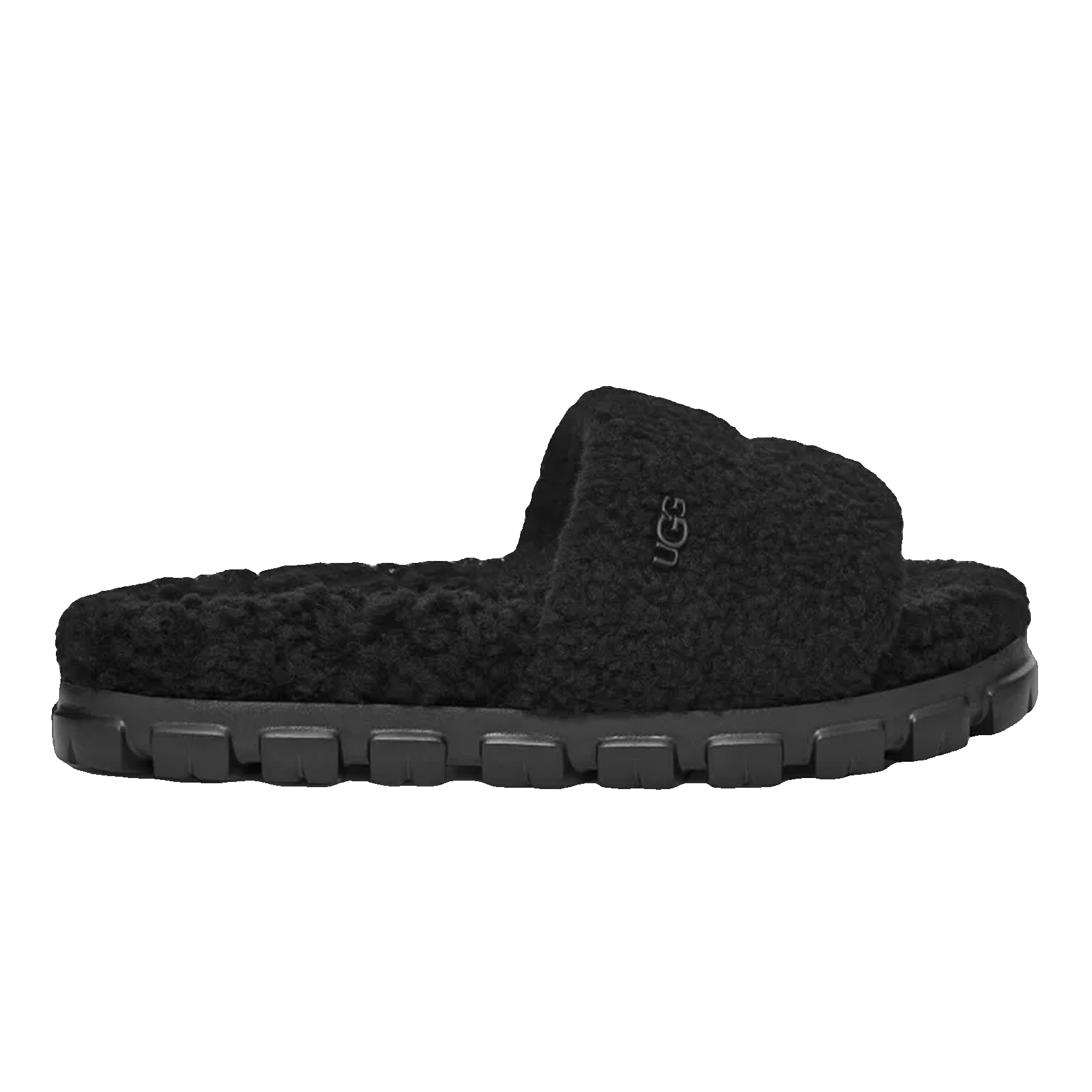 UGG Cozetta Curly Slide Black (W)