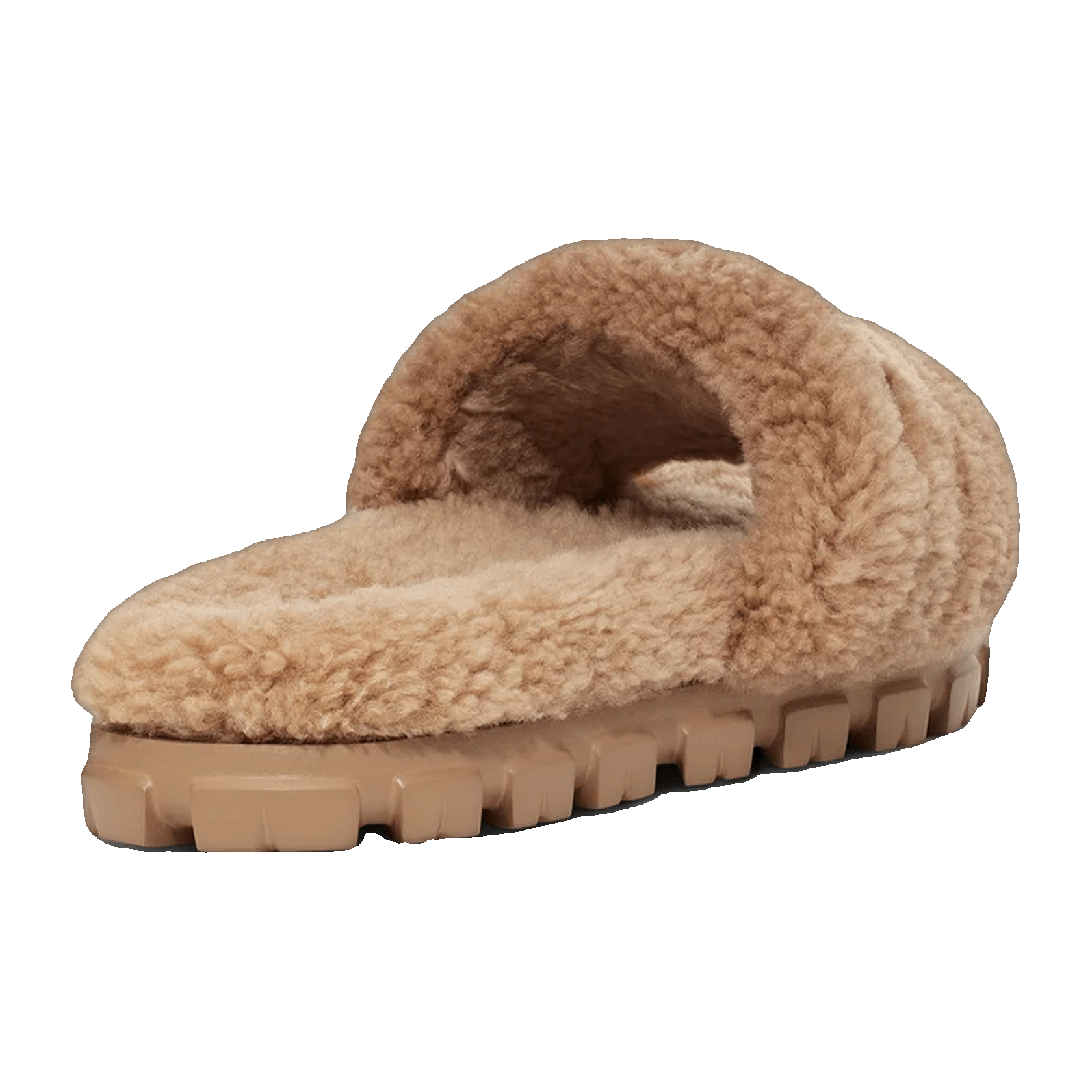 UGG Cozetta Curly Slide Chestnut (W) Back