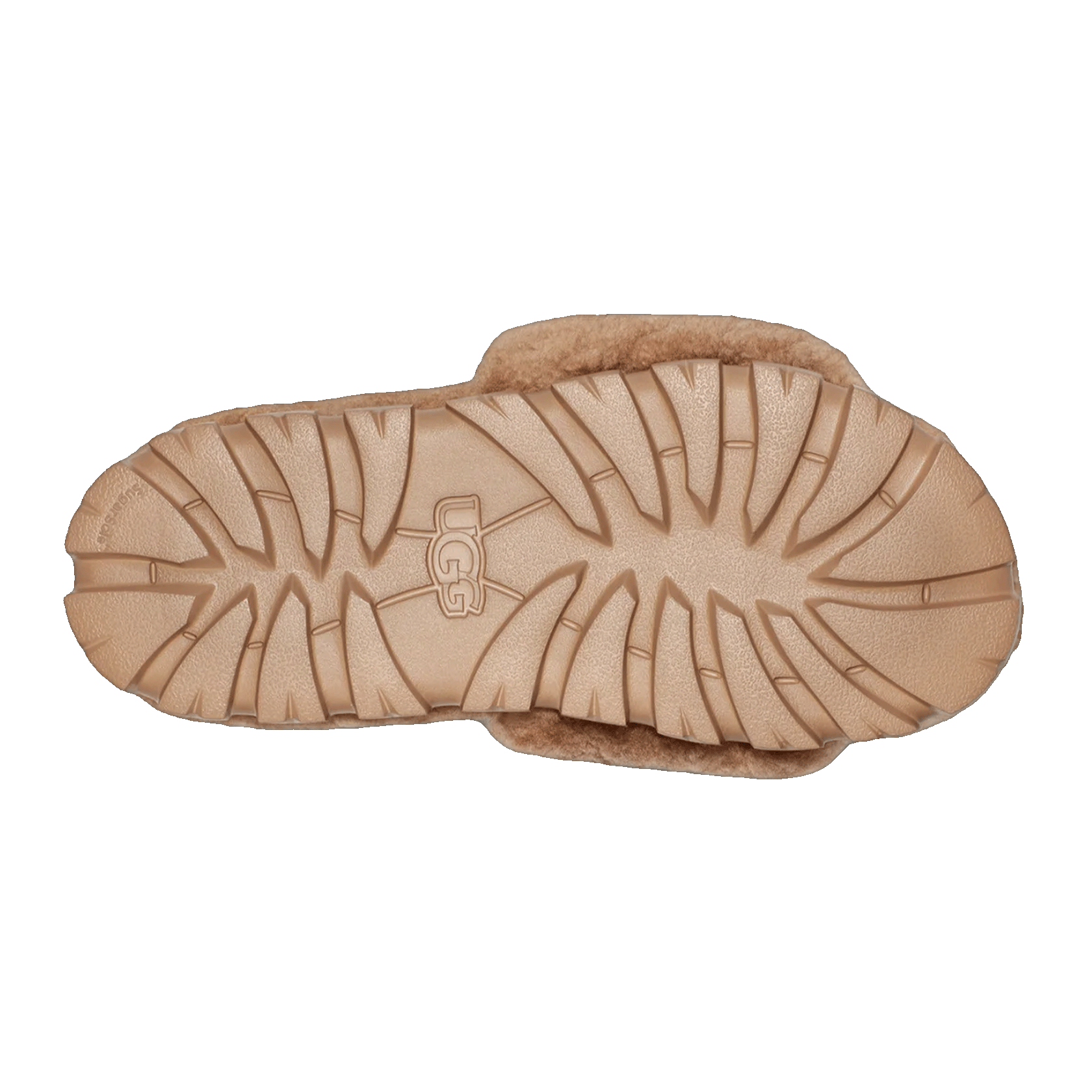 UGG Cozetta Curly Slide Chestnut (W) Sohle