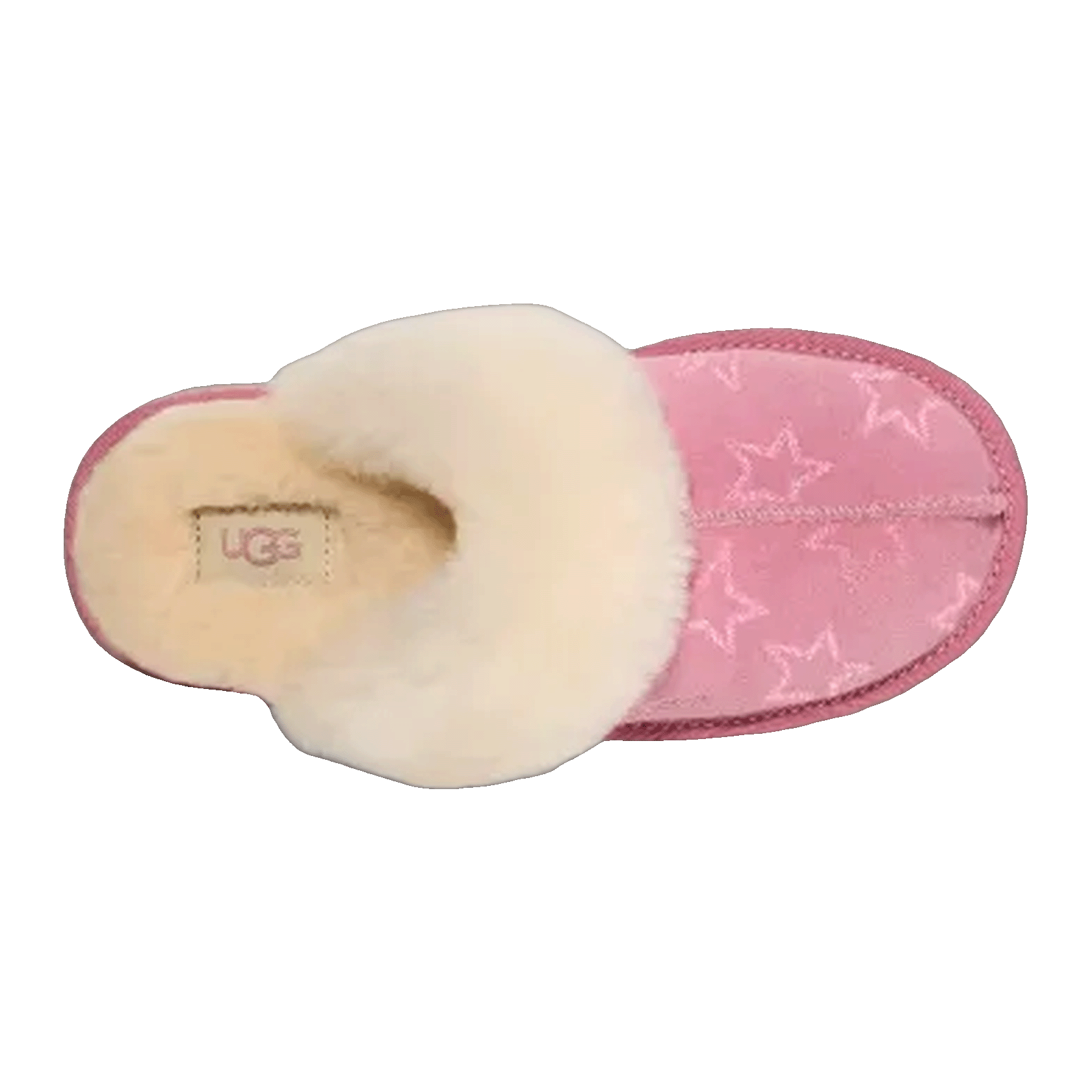 UGG Cozy II Iridescent Stars Slipper Dusty Orchid Pink Iridescent (Kids) Oben