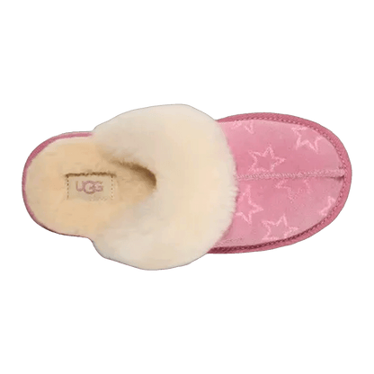 UGG Cozy II Iridescent Stars Slipper Dusty Orchid Pink Iridescent (Kids) Oben