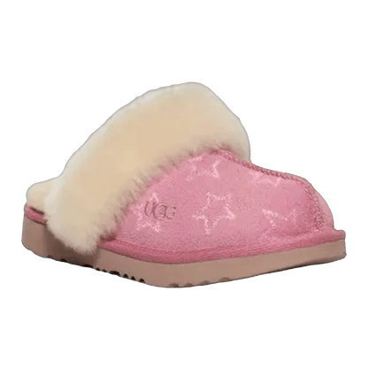 UGG Cozy II Iridescent Stars Slipper Dusty Orchid Pink Iridescent (Kids) Side