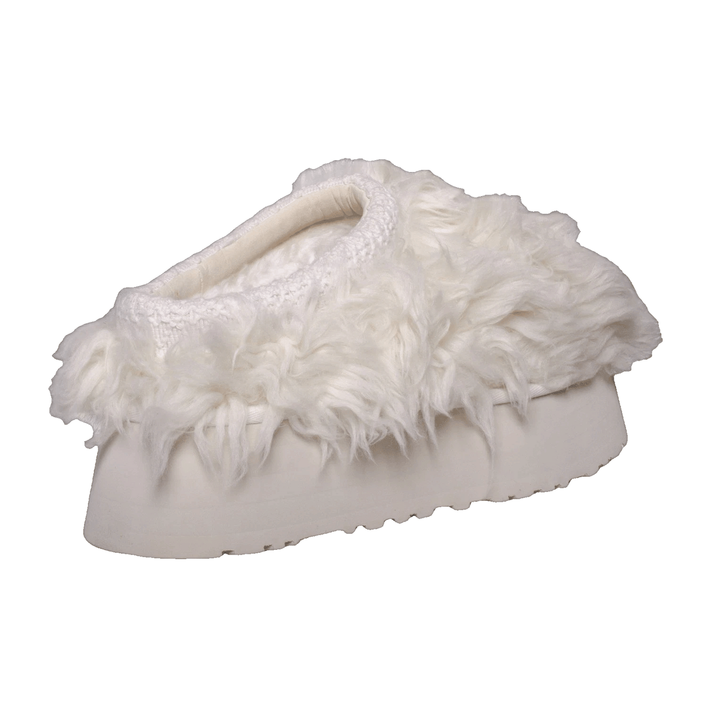 UGG Fluff Momma Sugar Tasman Slipper White (W) Back