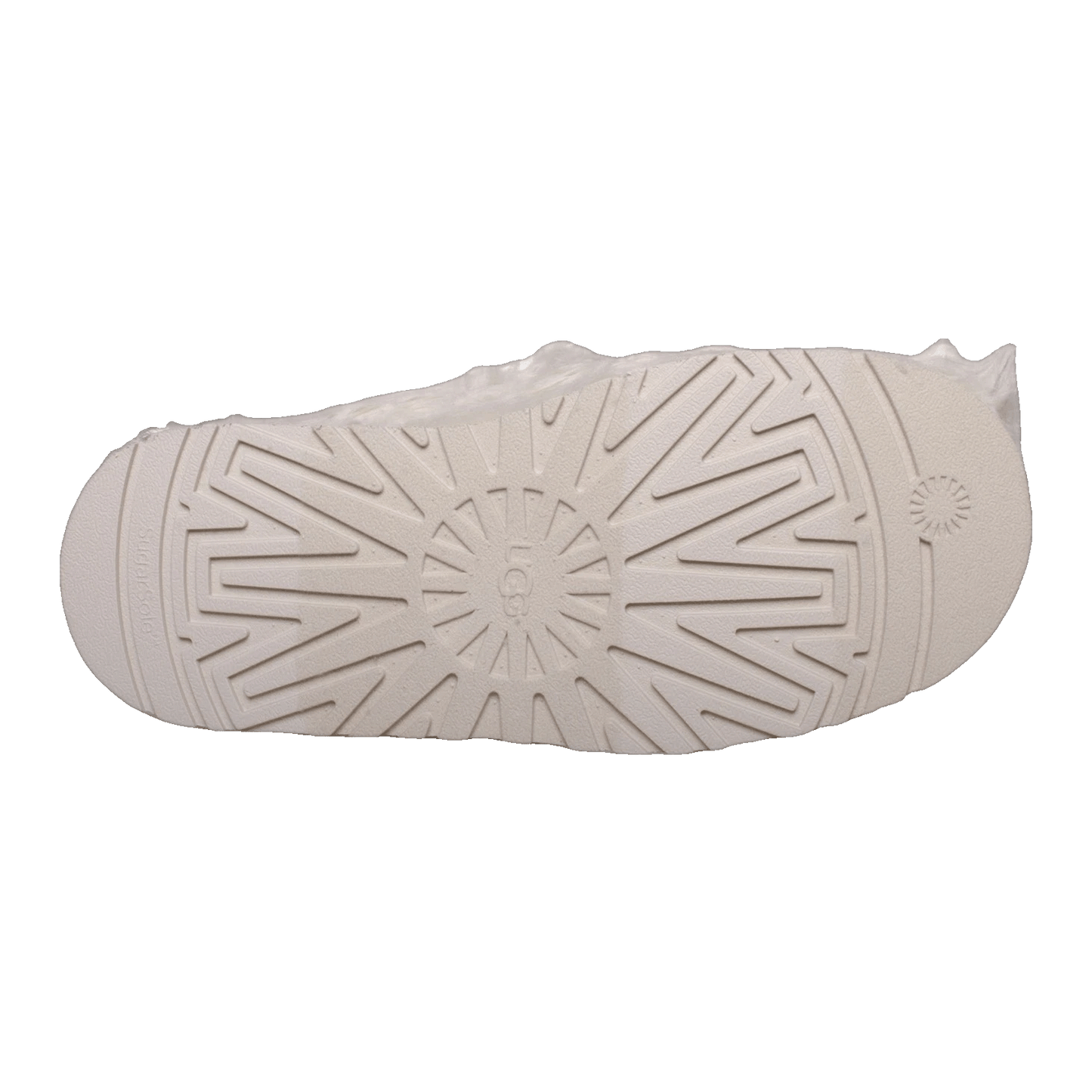 UGG Fluff Momma Sugar Tasman Slipper White (W) Sohle