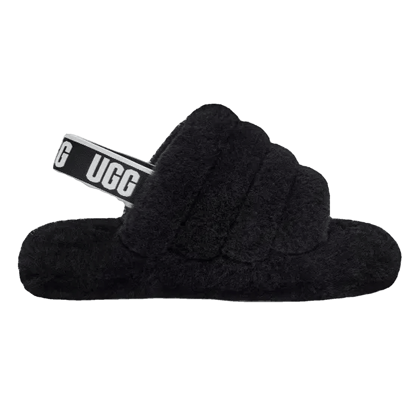 UGG Fluff Yeah Slide Black (Kids)