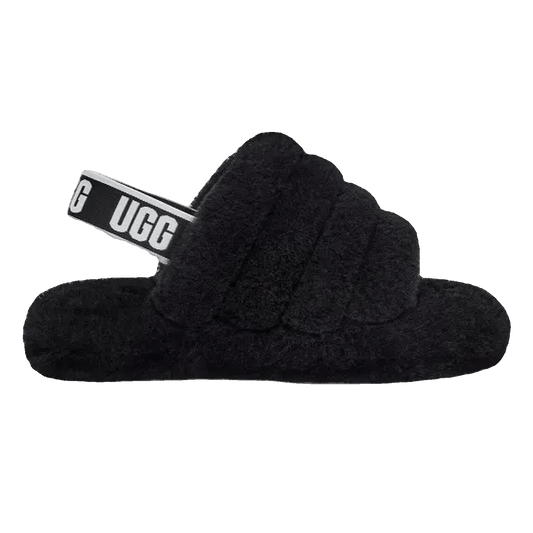 UGG Fluff Yeah Slide Black (Kids)