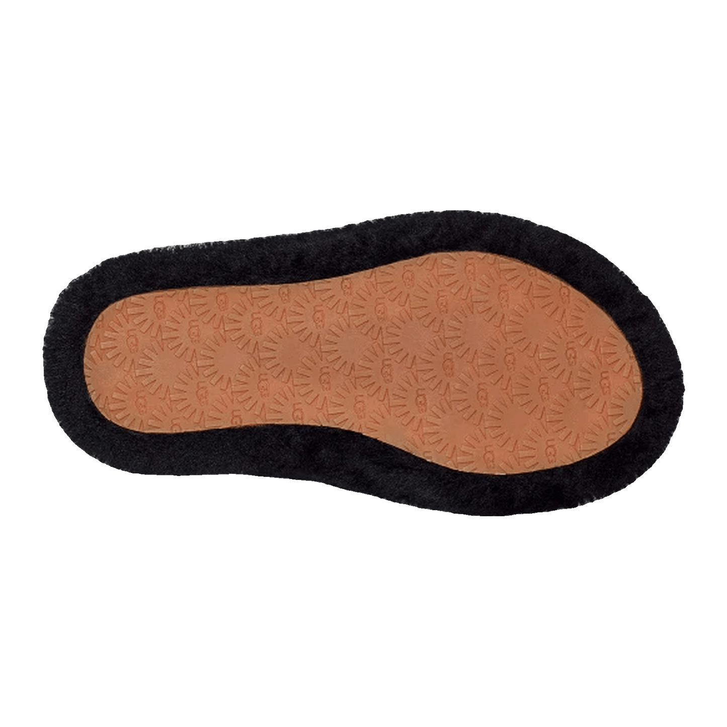 UGG Fluff Yeah Slide Black (Kids) Sohle