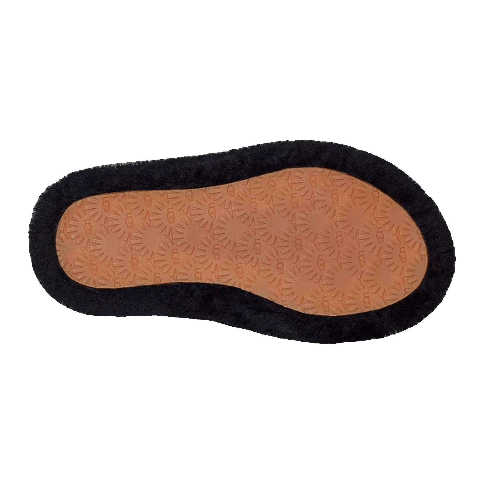 UGG Fluff Yeah Slide Black (Kids) Sohle