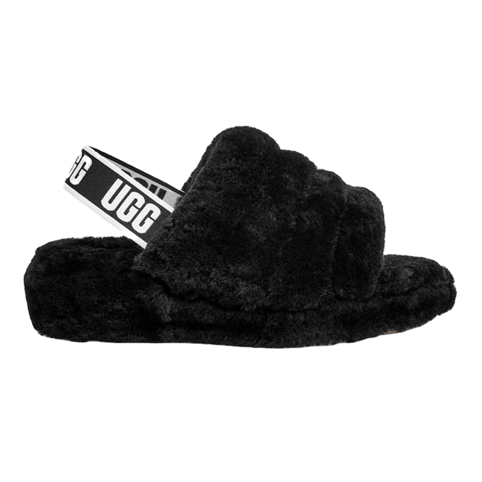 UGG Fluff Yeah Slide Black (W)