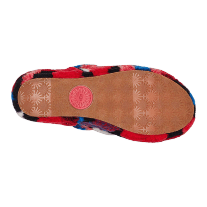 UGG Fluff Yeah Slide Cali Collage Red (W) Sohle