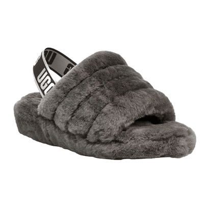 UGG Fluff Yeah Slide Charcoal (W) Side