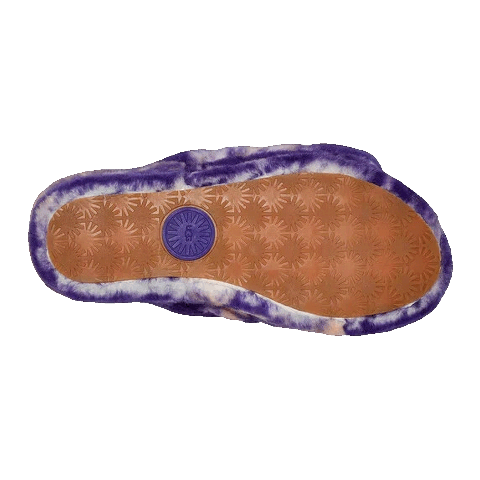 UGG Fluff Yeah Slide Marble Violet Night (W) Sohle