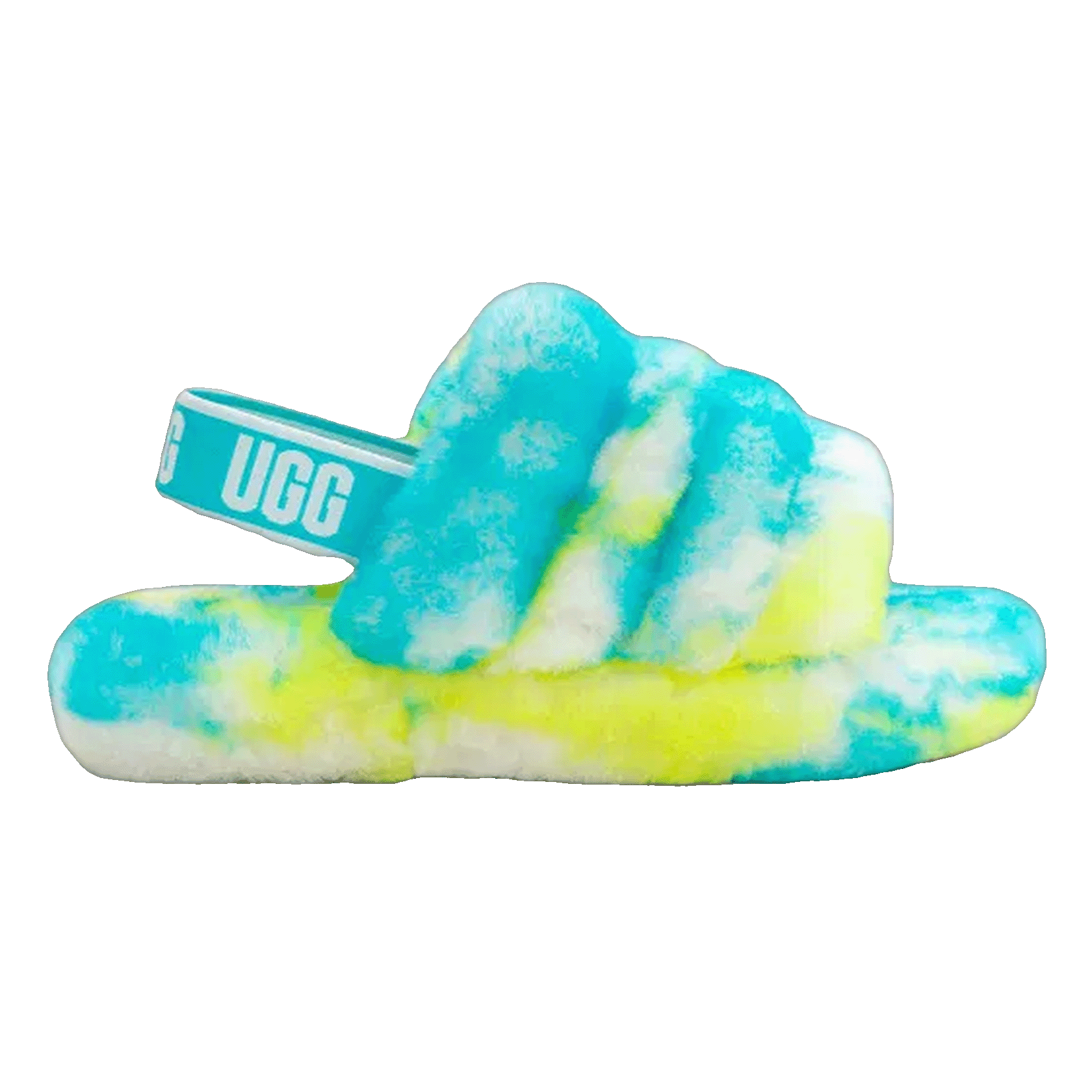 UGG Fluff Yeah Slide Oasis Blue (Kids)