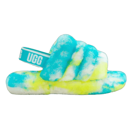 UGG Fluff Yeah Slide Oasis Blue (Kids)