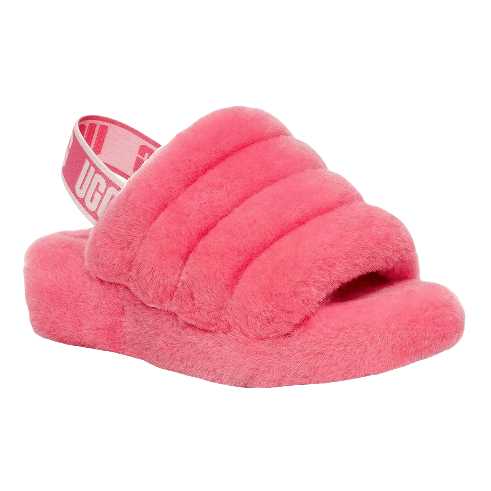 UGG Fluff Yeah Slide Pink Rose (W) Side