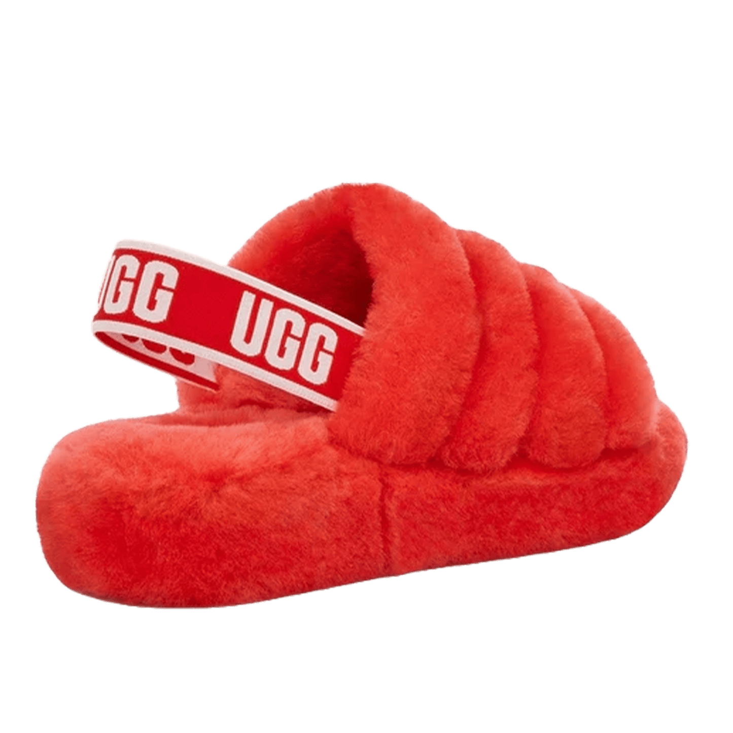 UGG Fluff Yeah Slide Red Currant (W) Back