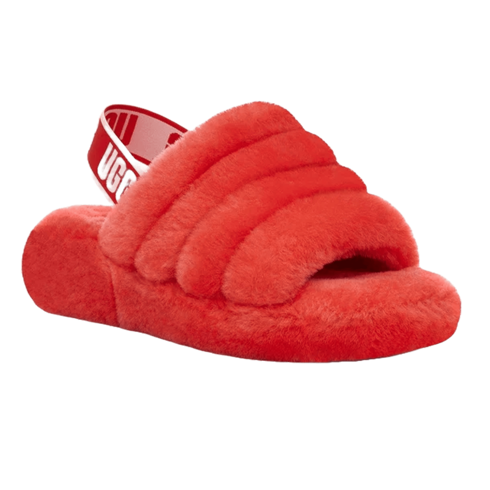UGG Fluff Yeah Slide Red Currant (W) Side
