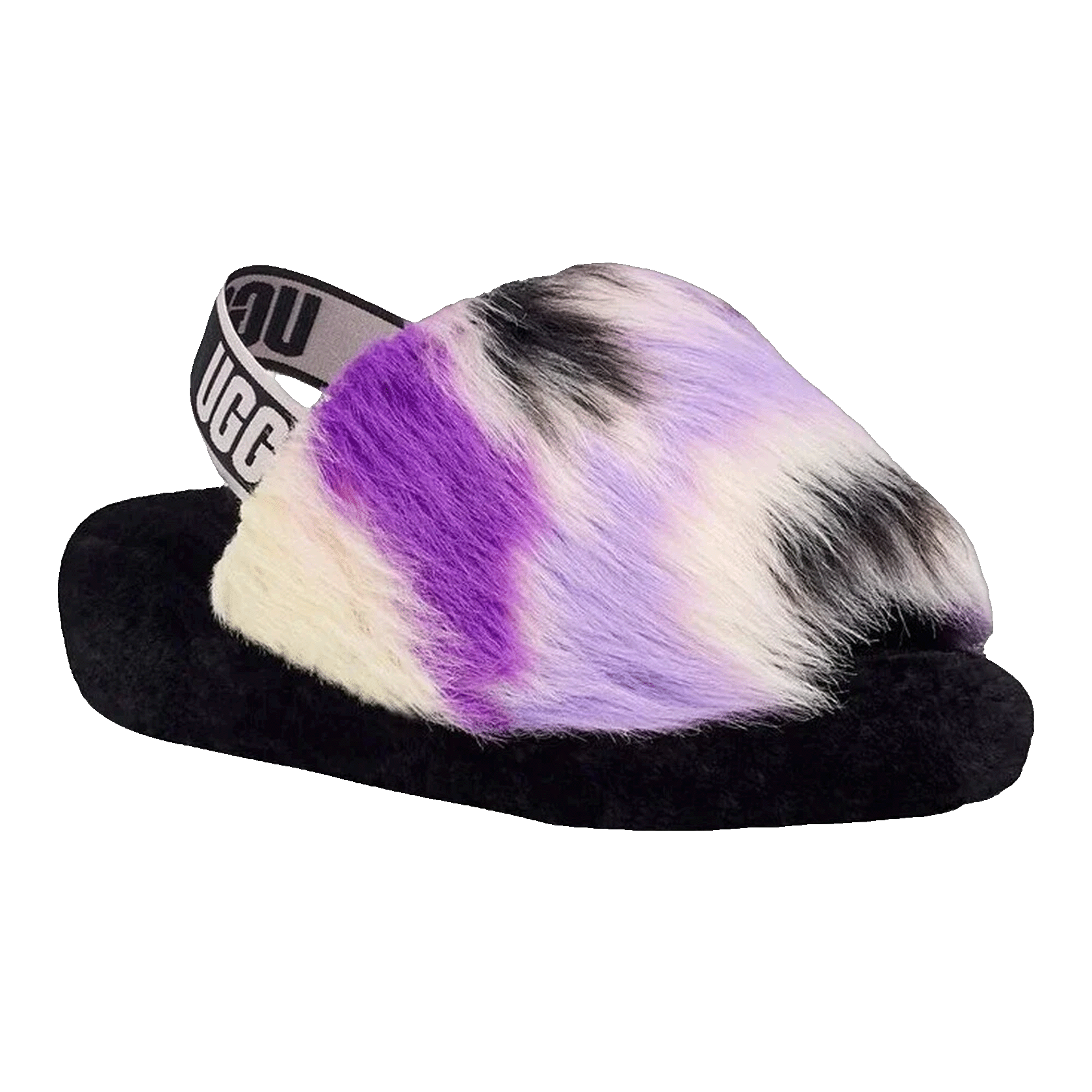 UGG Fluff Yeah Slide Tie Dye Magnolia (W) Side