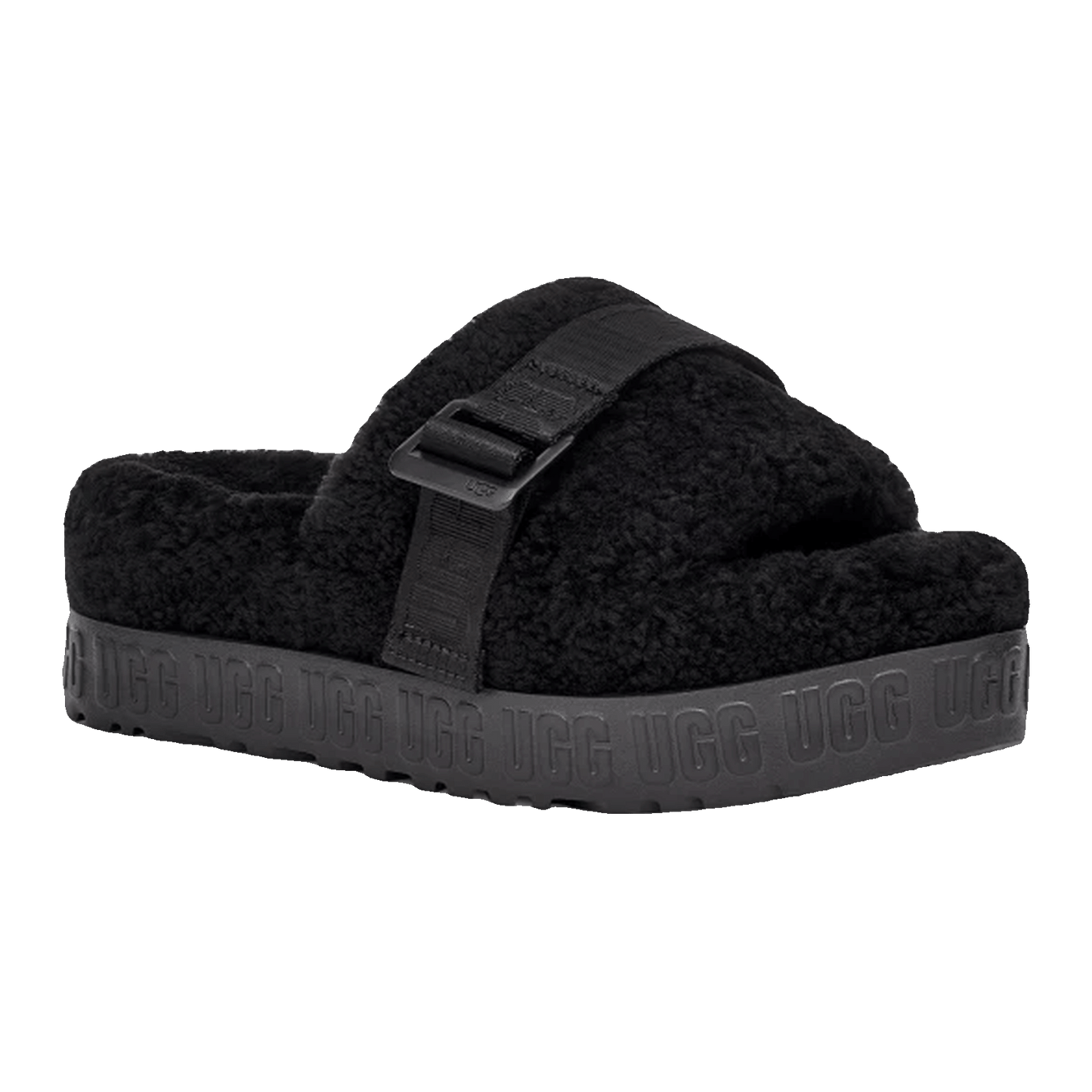 UGG Fluffita Slide Black (W) Side