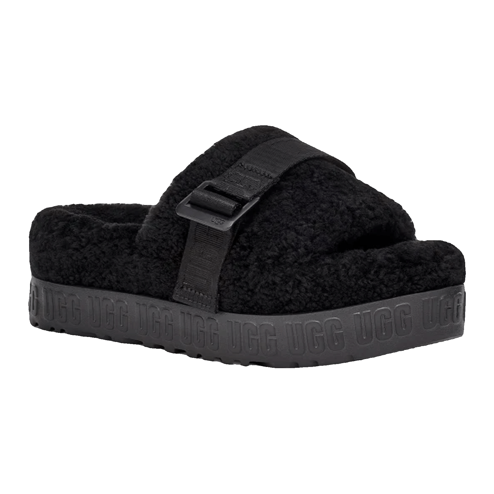 UGG Fluffita Slide Black (W) Side