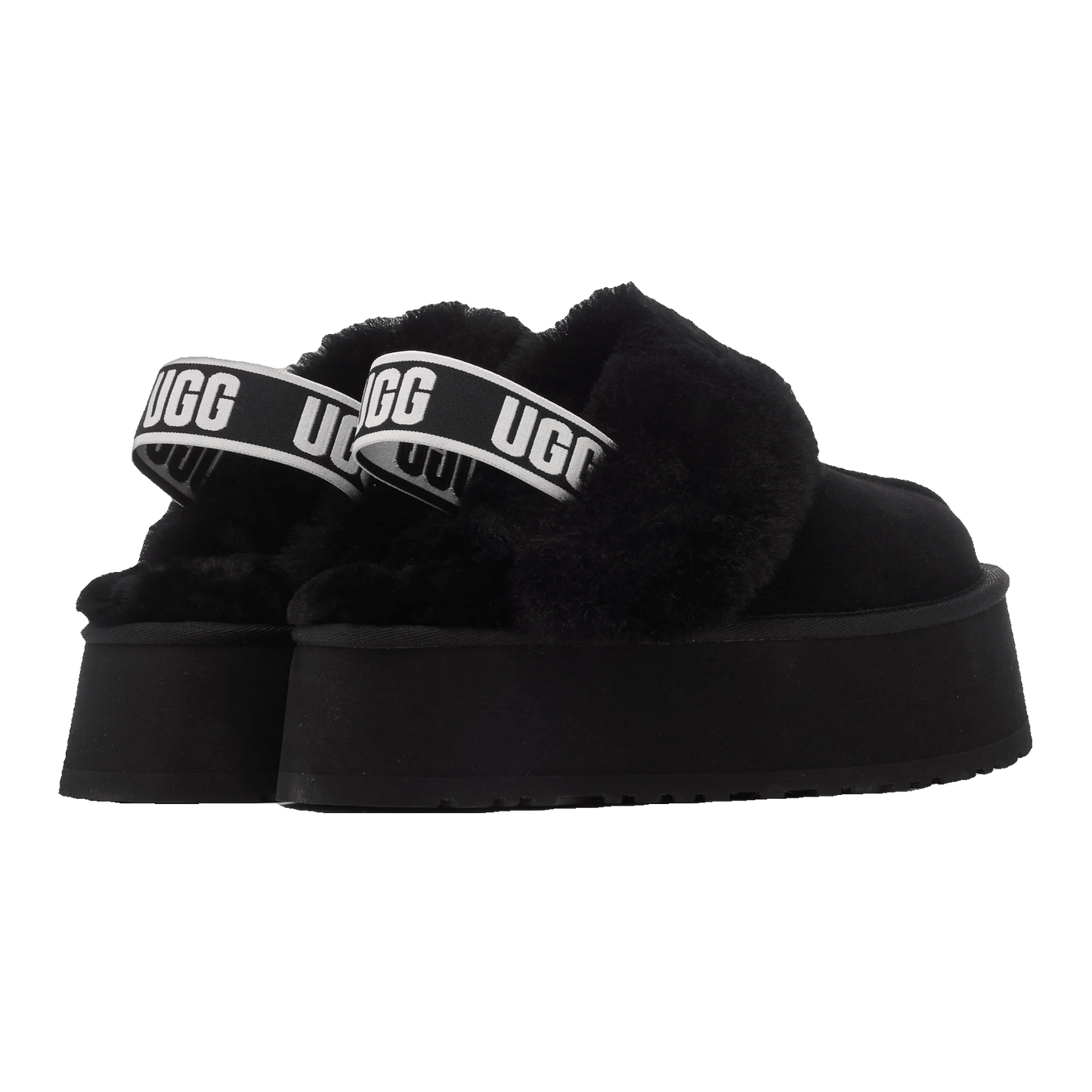 UGG Funkette Slipper Black Back