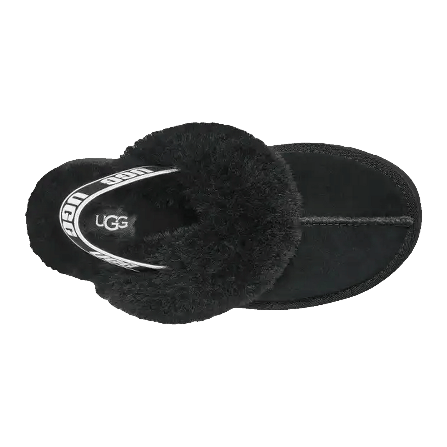 UGG Funkette Slipper Black (Kids) Oben