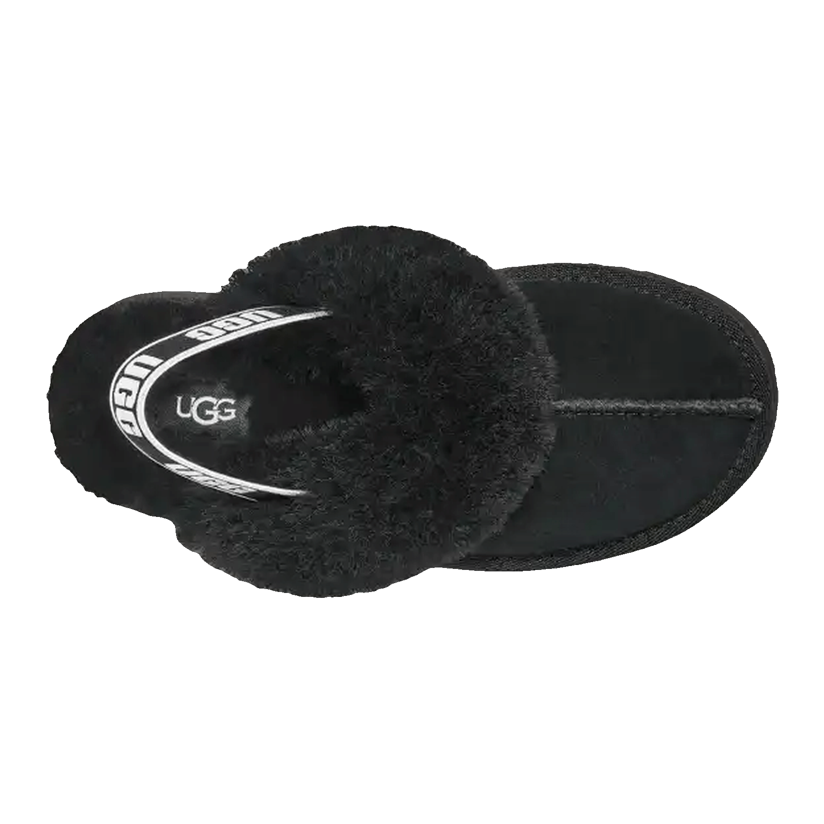 UGG Funkette Slipper Black (Kids) Oben