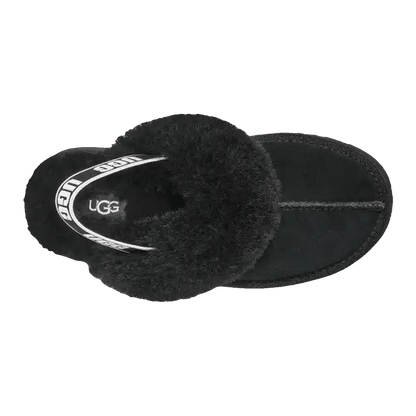 UGG Funkette Slipper Black (Kids) Oben