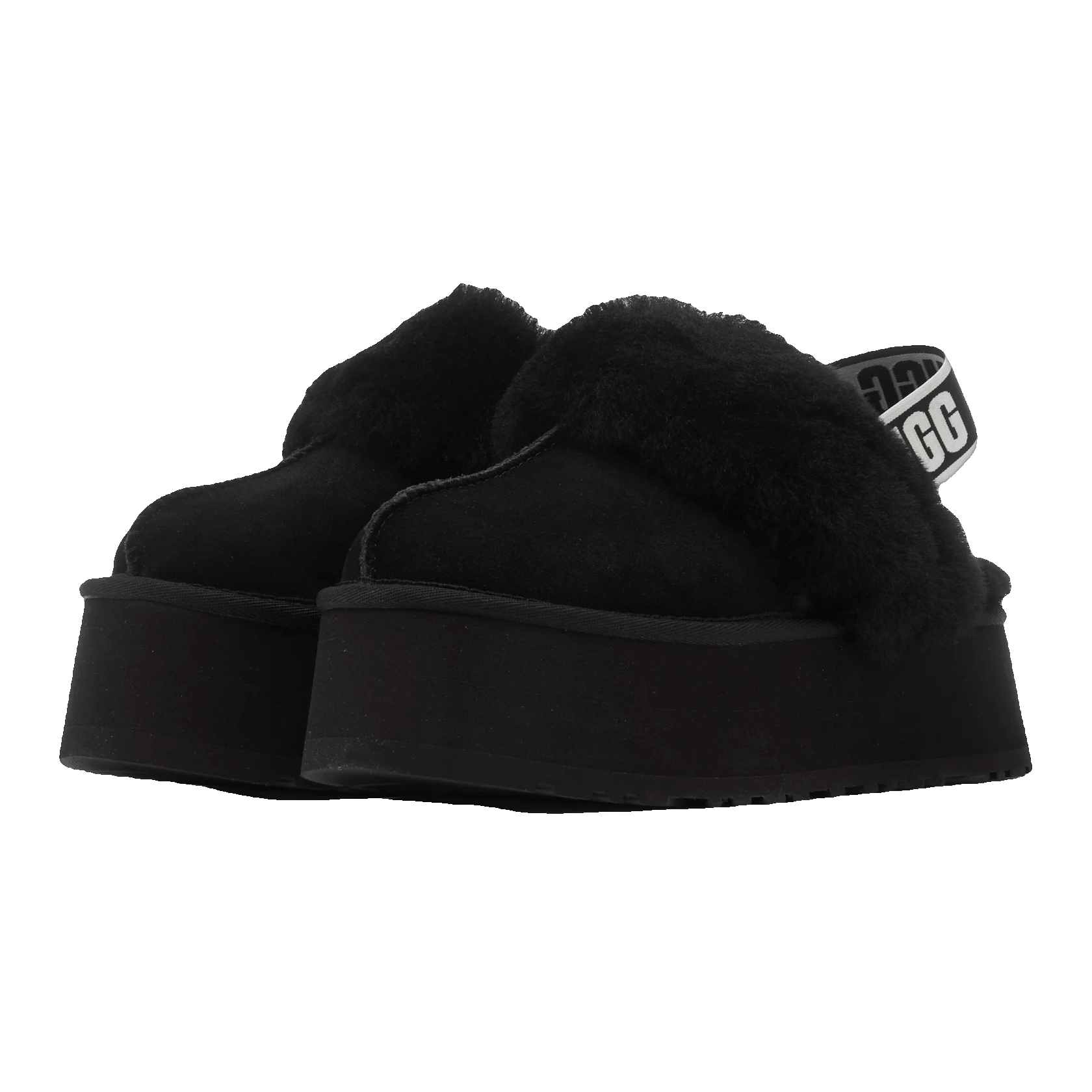UGG Funkette Slipper Black Side