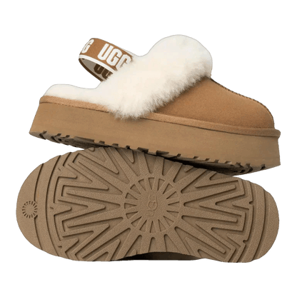 UGG Funkette Slipper Chestnut (Kids) Sohle