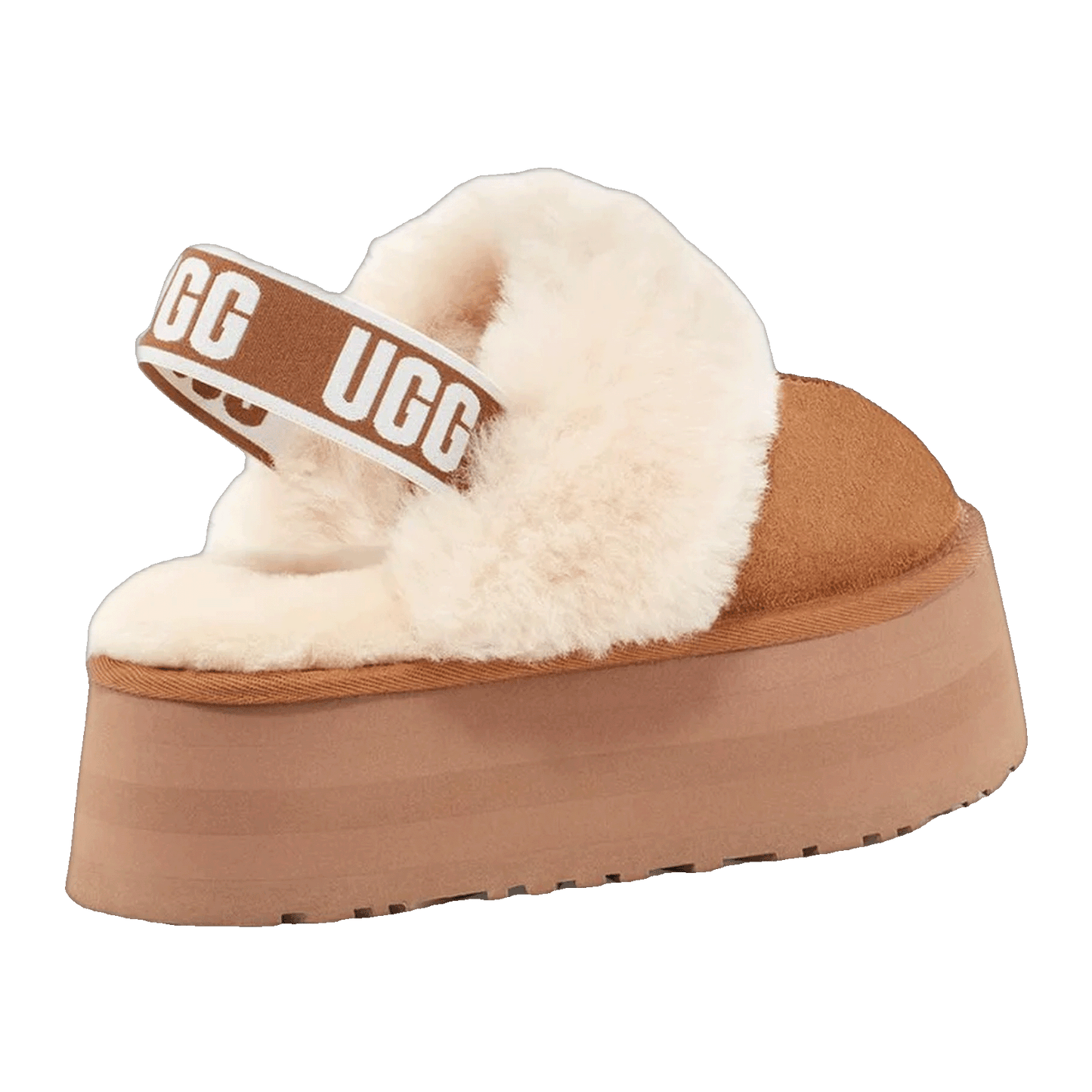 UGG Funkette Slipper Chestnut (W) Back