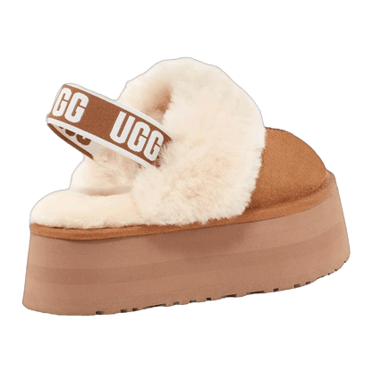 UGG Funkette Slipper Chestnut (W) Back