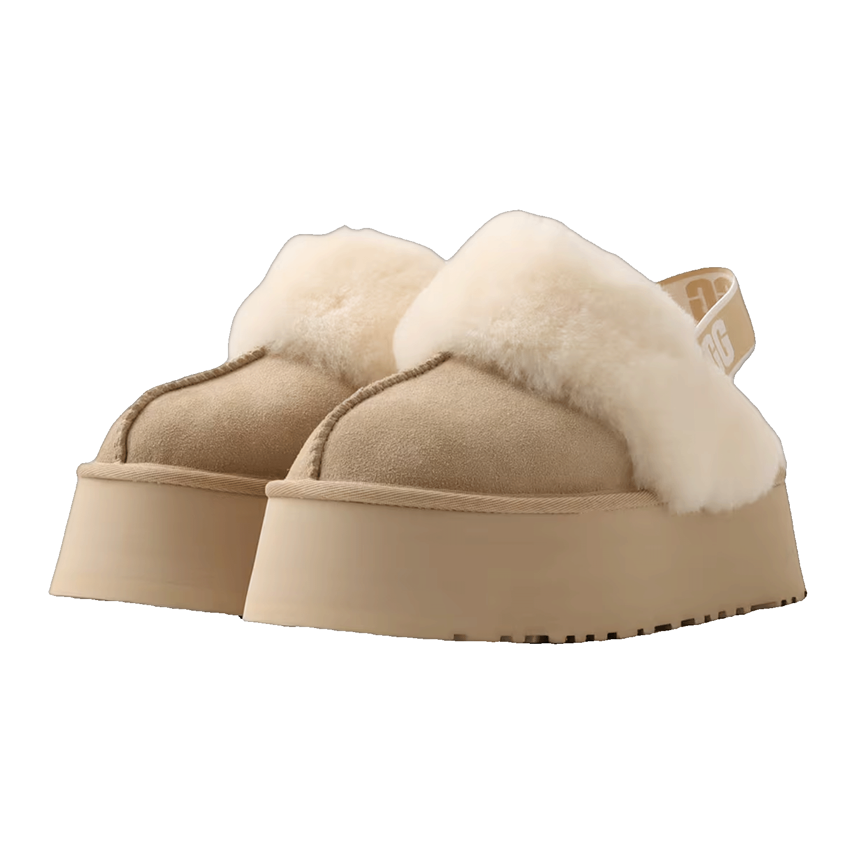 UGG Funkette Slipper Mustard Seed (W) Side