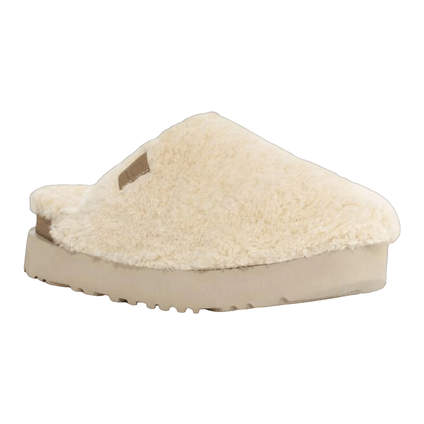 UGG Fuzz Sugar Slide Natural (W) Side