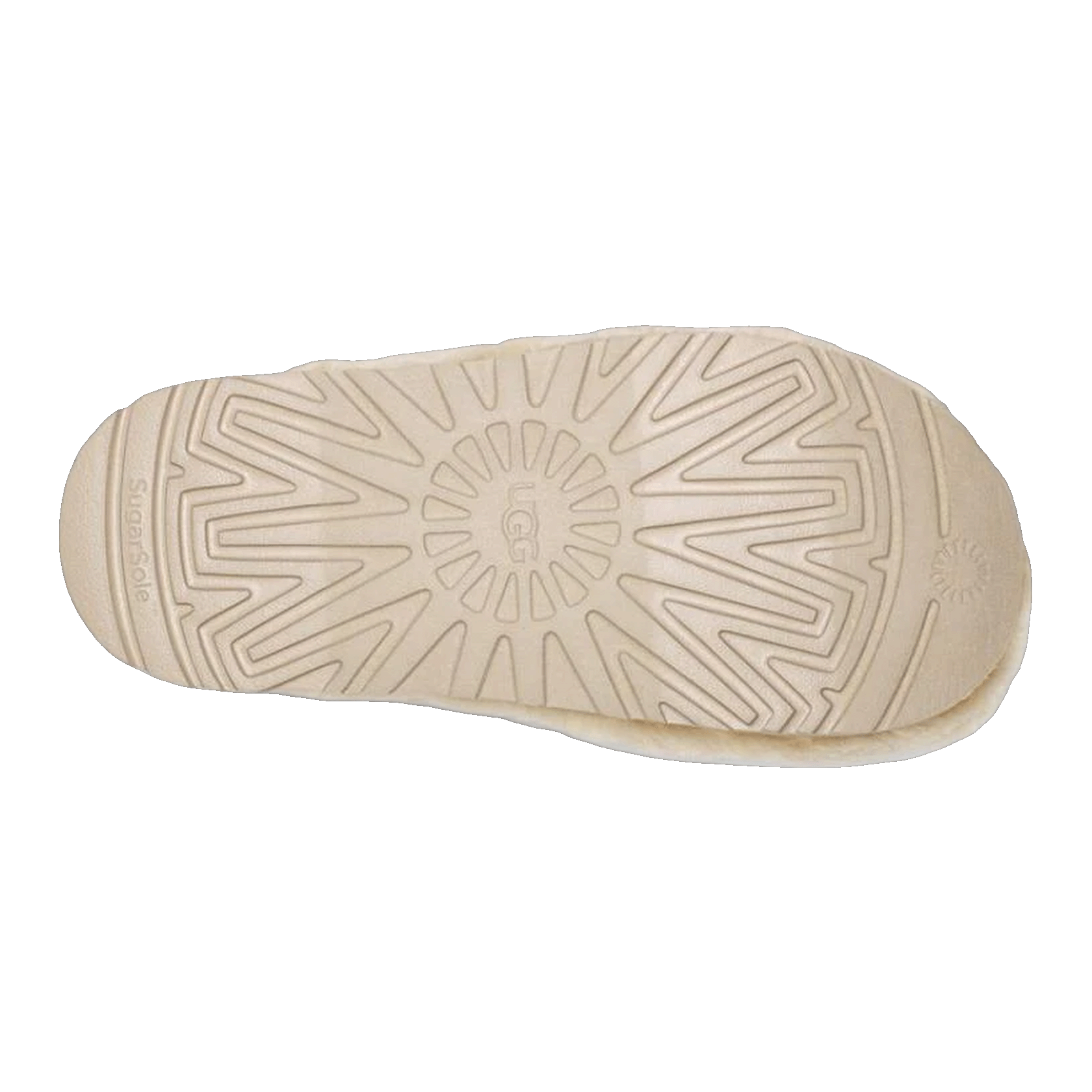 UGG Fuzz Sugar Slide Natural (W) Sohle